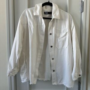 Zara white jacket